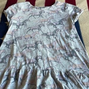 Striped zebra girls shirt